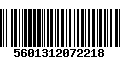 Código de Barras 5601312072218