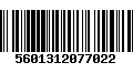 Código de Barras 5601312077022