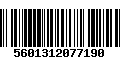 Código de Barras 5601312077190