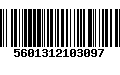 Código de Barras 5601312103097