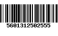 Código de Barras 5601312502555