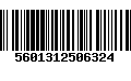 Código de Barras 5601312506324