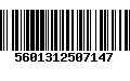 Código de Barras 5601312507147