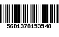 Código de Barras 5601378153548