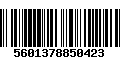 Código de Barras 5601378850423