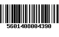 Código de Barras 5601408004390