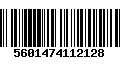 Código de Barras 5601474112128