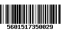 Código de Barras 5601517350029