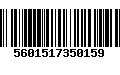 Código de Barras 5601517350159