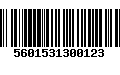 Código de Barras 5601531300123