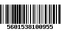 Código de Barras 5601538100955