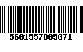 Código de Barras 5601557005071