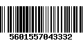 Código de Barras 5601557043332