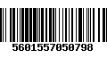 Código de Barras 5601557050798