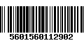 Código de Barras 5601560112902