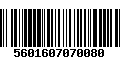 Código de Barras 5601607070080