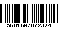 Código de Barras 5601607072374