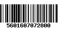 Código de Barras 5601607072800