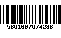 Código de Barras 5601607074286