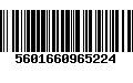 Código de Barras 5601660965224