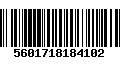 Código de Barras 5601718184102