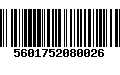 Código de Barras 5601752080026