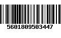 Código de Barras 5601809503447