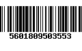 Código de Barras 5601809503553