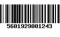 Código de Barras 5601929001243