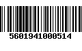 Código de Barras 5601941000514