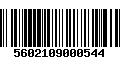 Código de Barras 5602109000544