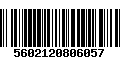 Código de Barras 5602120806057