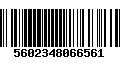 Código de Barras 5602348066561