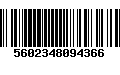 Código de Barras 5602348094366