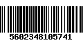 Código de Barras 5602348105741