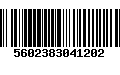 Código de Barras 5602383041202