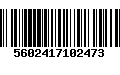 Código de Barras 5602417102473