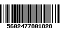 Código de Barras 5602477801828