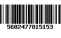 Código de Barras 5602477815153