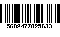 Código de Barras 5602477825633