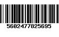 Código de Barras 5602477825695