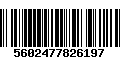 Código de Barras 5602477826197