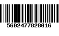 Código de Barras 5602477828016