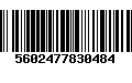 Código de Barras 5602477830484