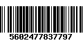 Código de Barras 5602477837797