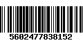 Código de Barras 5602477838152