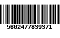 Código de Barras 5602477839371