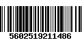 Código de Barras 5602519211486