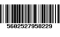 Código de Barras 5602527958229