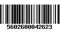 Código de Barras 5602600042623